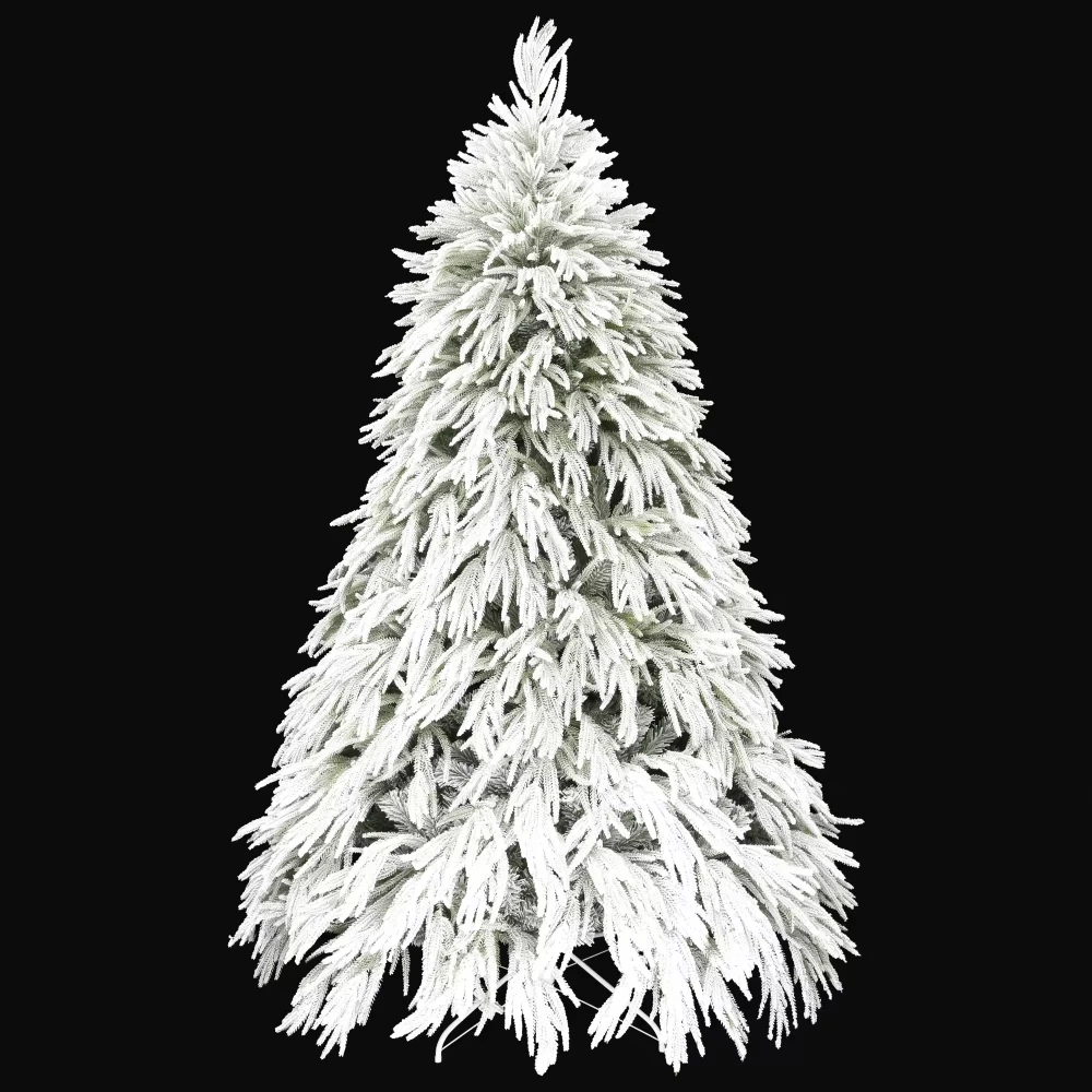 12 foot flocked christmas tree
