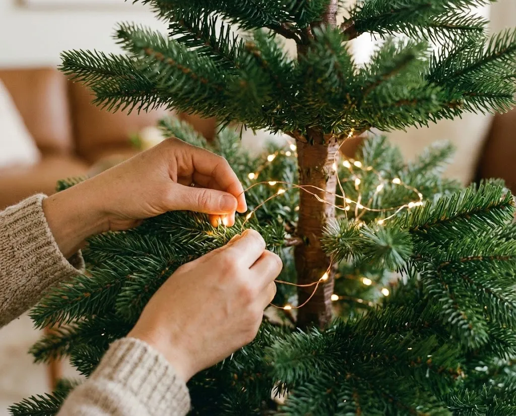 Installing LED Christmas Tree Lights