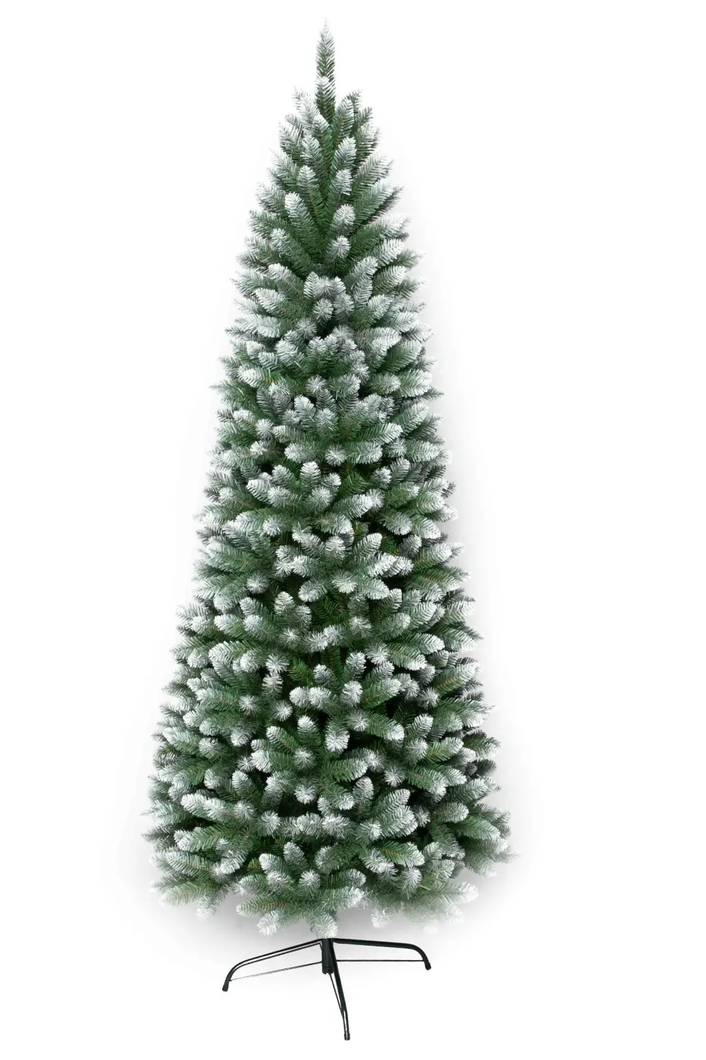 Flocked Slim Christmas Tree