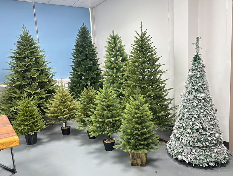 Expansive Artificial Christmas Tree Showroom
